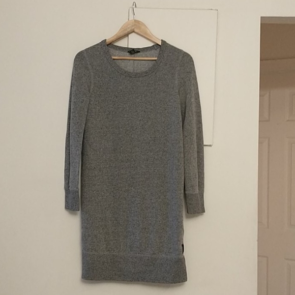 ROOTS grey sweater comfortable midi dress - Picture 1 of 6